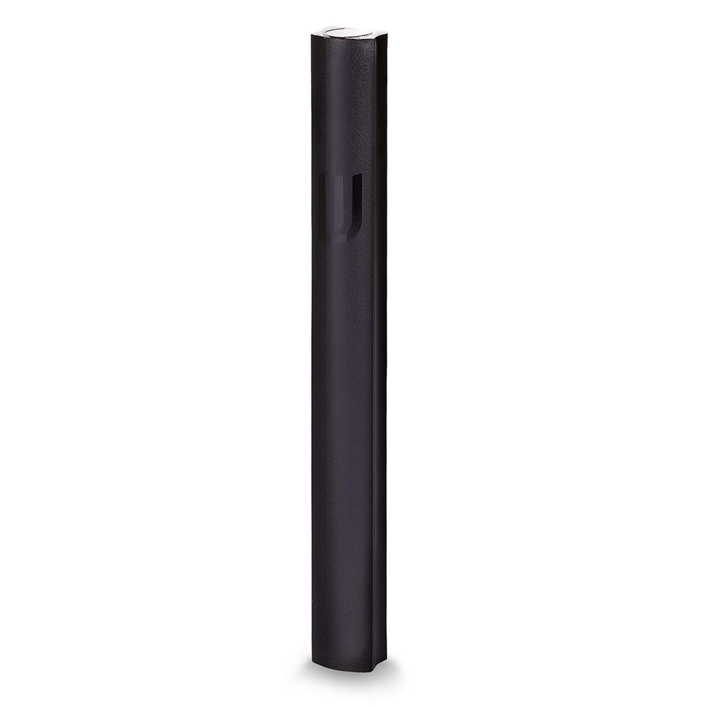 Aluminum Mezuzah 15 cm- Black, Printed Shin – Model UK22724