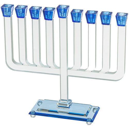 Crystal Elegant Menorah 21cm – Model UK40563