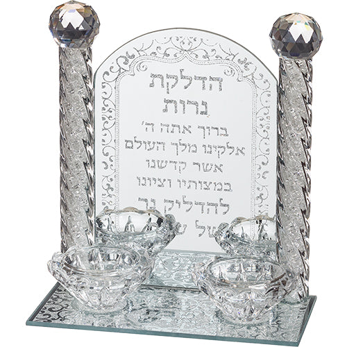 Crystal Candlesticks 18×16.5 cm