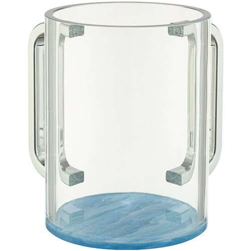Lucite Clear Washing Cup 13 cm - Silver Handles – Model UK42921
