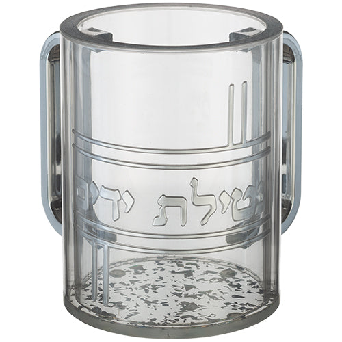 נטלה אקריליק מהודרת שקופה עם אותיות בולטות 13 ס״מ פרספקס שקוף