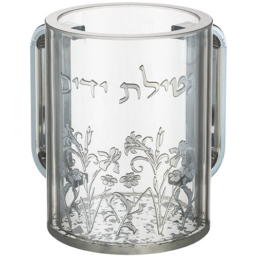 נטלה אקריליק מהודרת שקופה עם אותיות בולטות 13 ס״מ פרספקס שקוף
