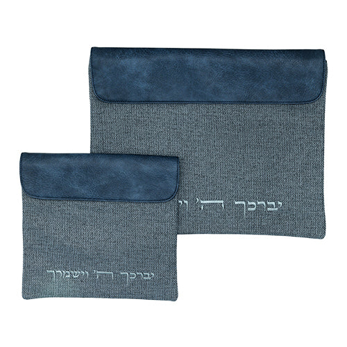 סט טלית תפילין בד פשתן 36×29 ס״מ בד