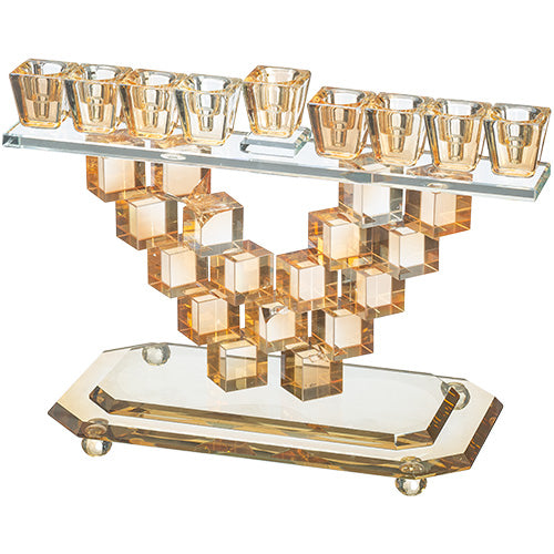 Crystal Elegant Menorah 16cm – Model UK80443