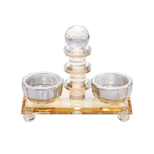 Crystal Salt & Pepper Holders 13 cm – Model UK80998