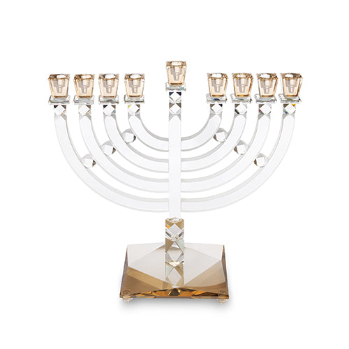 Crystal Elegant Hanukkiah 33cm