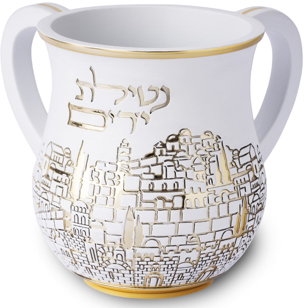 נטלה מהודרת מפולימר ציפוי זהב 14 ס״מ פולימר