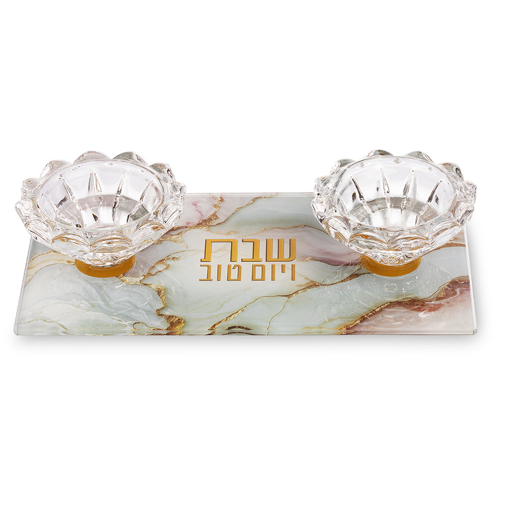פמוטי זכוכית 10×18 ס״מ זכוכית