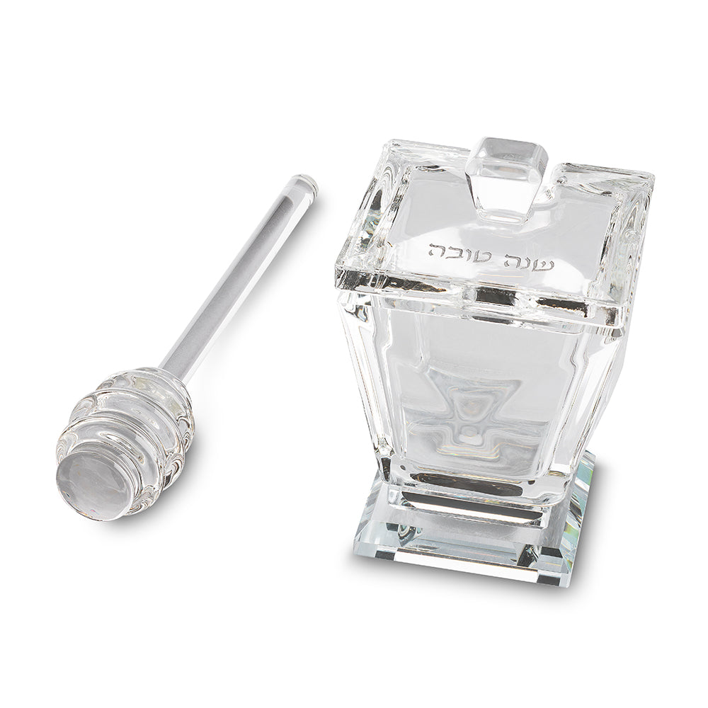 Crystal Honey Dish 10×6 cm