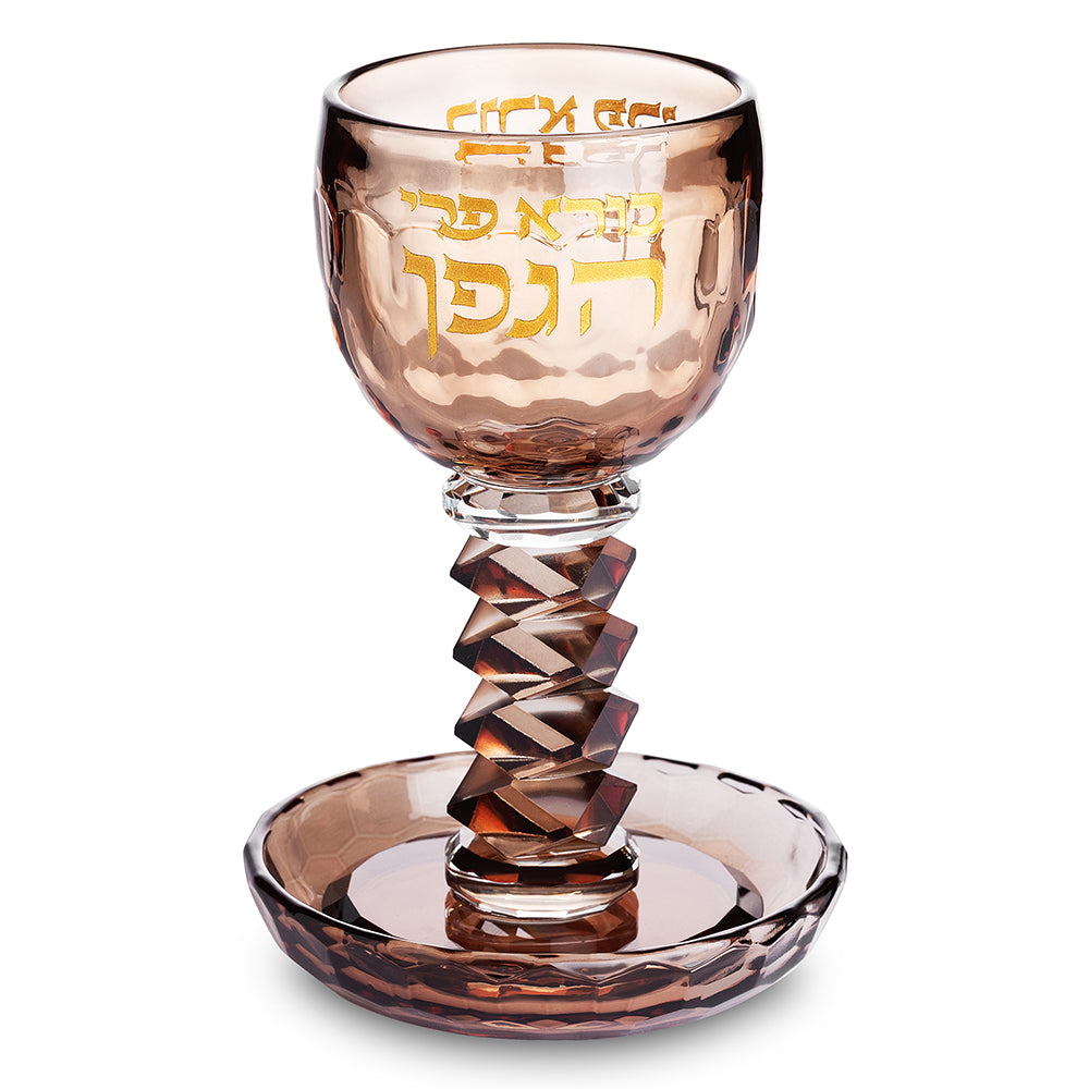 גביע קריסטל מהודר 16 ס״מ תכולה 100 מ״ל קריסטל