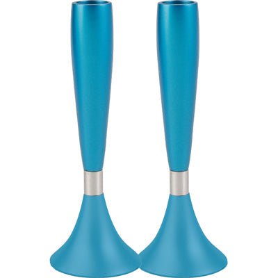 Medium Candlesticks - Turquoise
