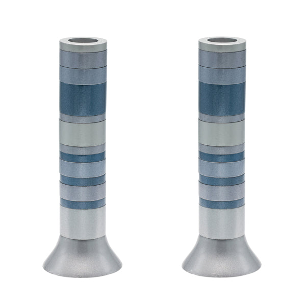 Large Candlesticks - Full Rings - Grays