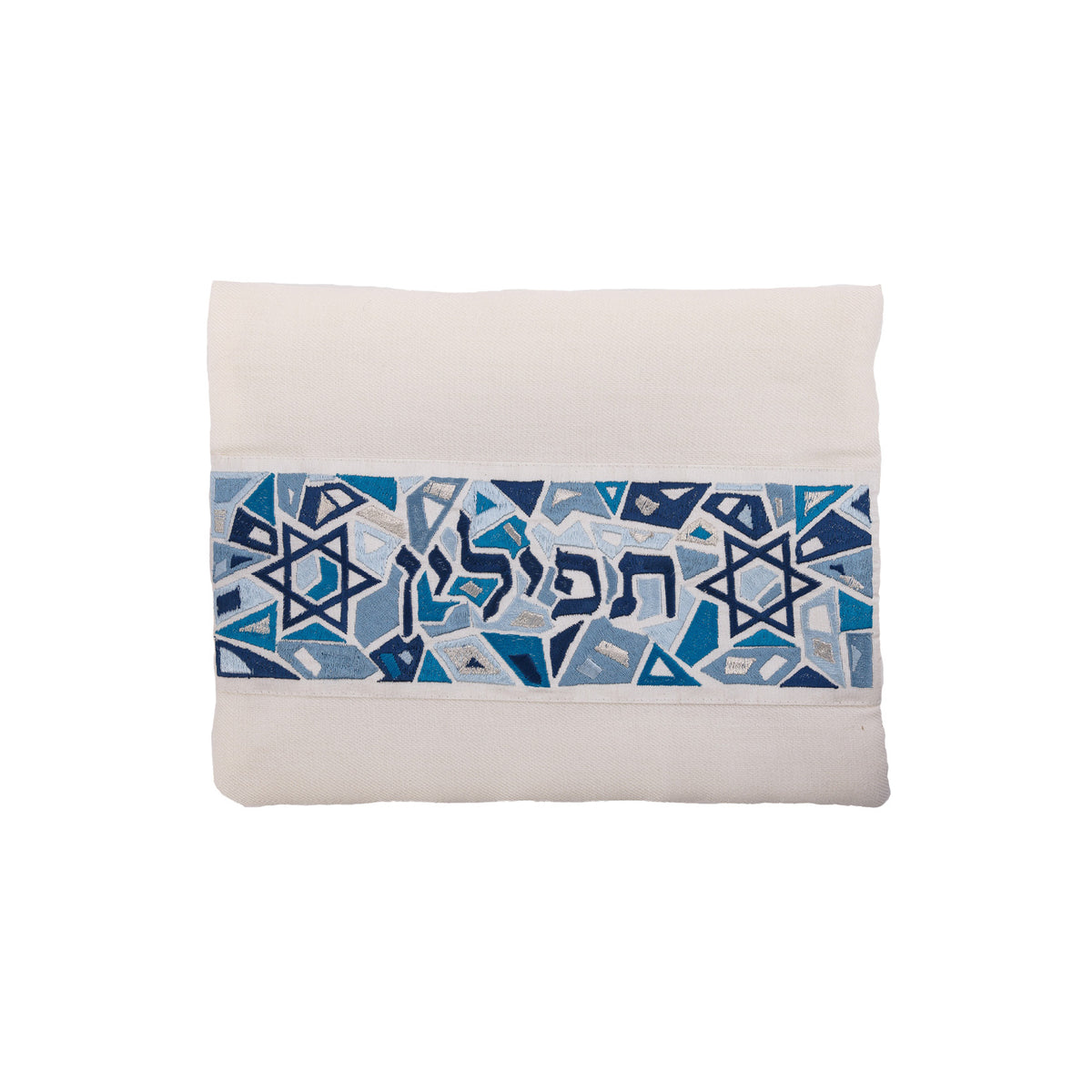 תיק תפילין - מגן דוד - כחול