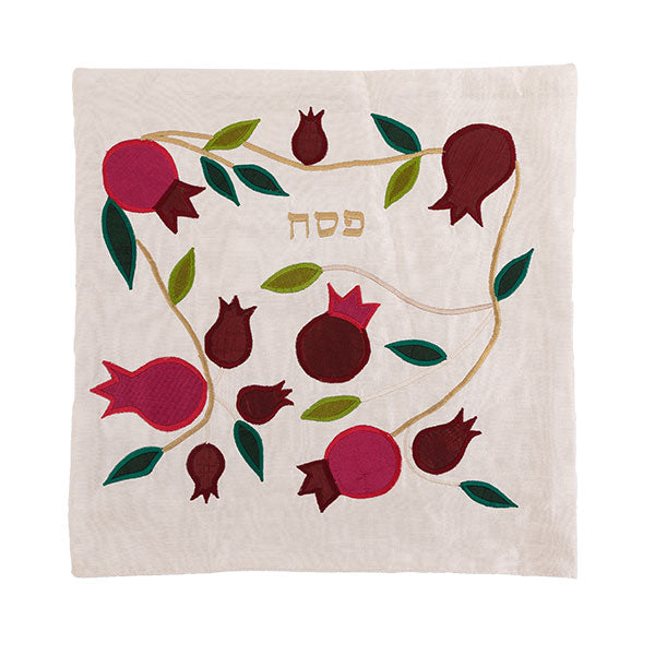 כיסוי מצה - אפליקציה - רימונים מלא