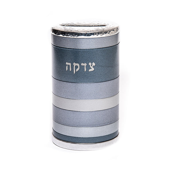 קופת צדקה - טבעות מלא - אפורים