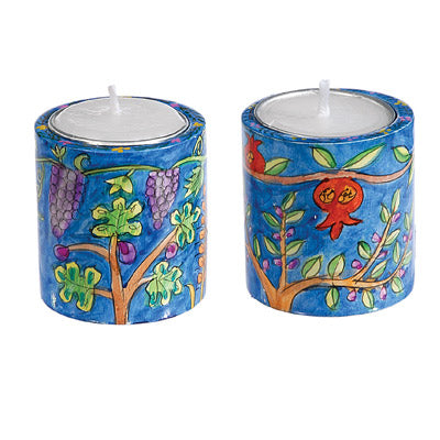 Small Round Candlesticks - Seven Species