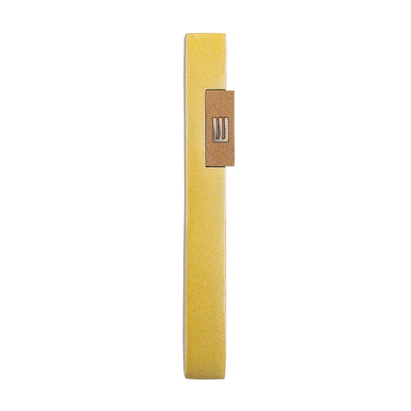 Mezuzah + Pop-out Rectangle - Gold + Brown