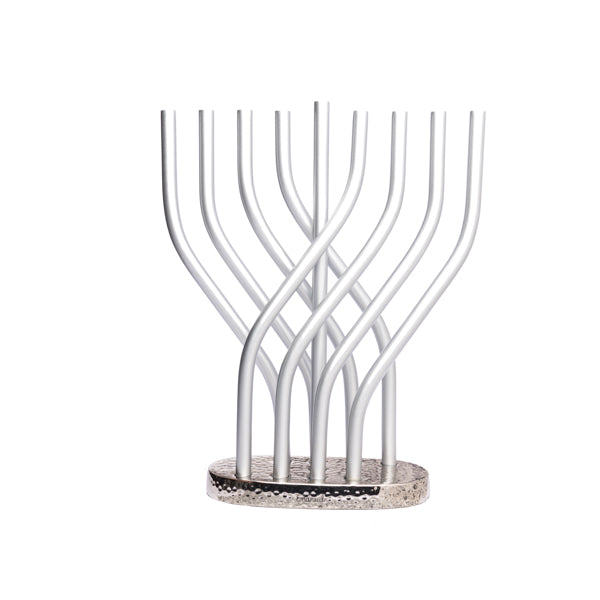 חנוכיה שלהבת -כסוף
