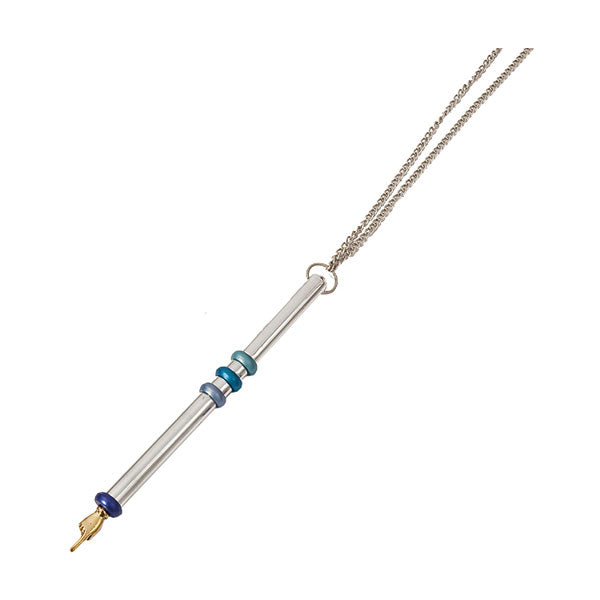 Torah Pointer - 3 Rings - Blue