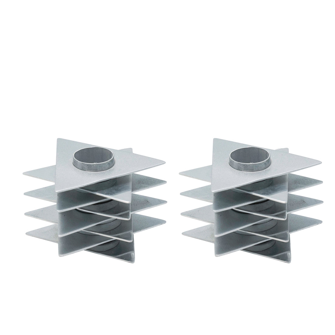Candlesticks - Magen David - Shiny + Matt