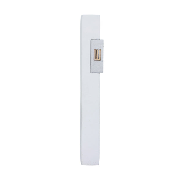 Mezuzah + Pop-out Rectangle - White