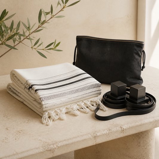 Tallit, Tefillin and Prayer Essentials – Tallit and Tzitzit: A Garment Designed to Help Us Remember | טליתות ותפילין – טלית וציצית: בגד שנועד לסייע לנו לזכור