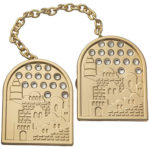 Tallit Clips 9 cm - Gold Finish – Model UK35994