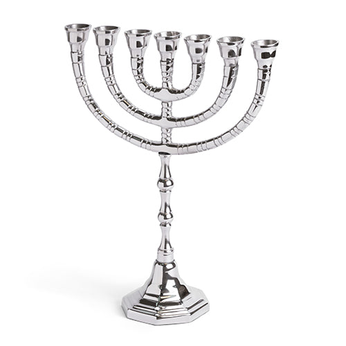 מנורה גימור ניקל 28 ס״מ מתכת גימור ניקל