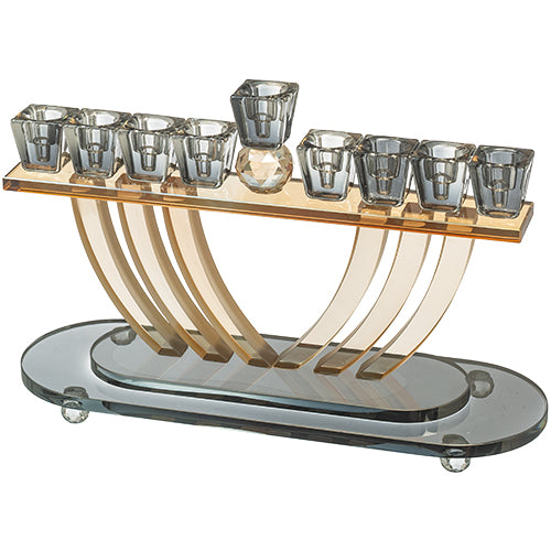 Crystal Elegant Menorah 16cm – Model UK40115