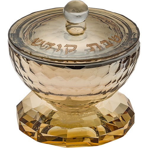 מלחית קריסטל מהודרת זהב 7 ס״מ קריסטל