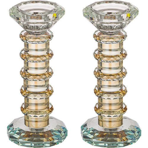 Pair of Crystal Elegant Candlesticks 15.5 cm – Model UK41401
