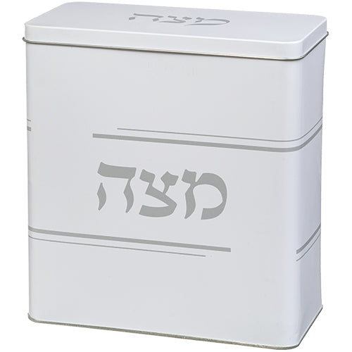 קופסת פח למצות מהודרת 20.5×19 ס״מ פח