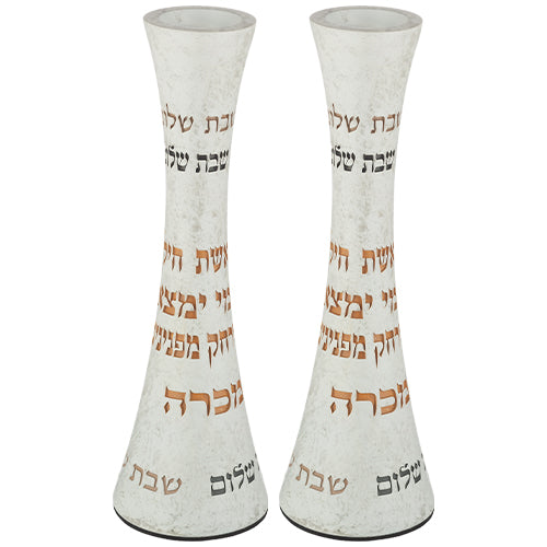 זוג פמוטים "פולימר" מהודרים 19 ס״מ פולימר