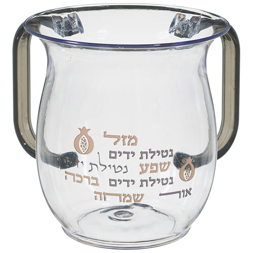 נטלה אקריליק מהודרת עם הדפסה וידיות צבעוניות פרספקס צבעוני