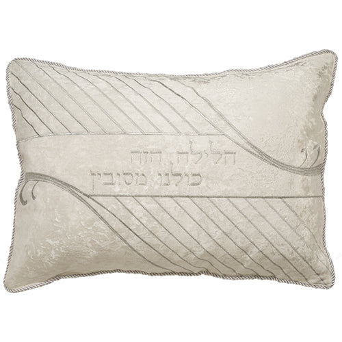כרית הסבה ברוקט וקטיפה עם כרית מילוי גודל בינוני אריזת פיויסי דמוי עור