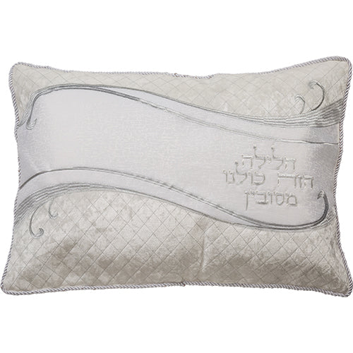 כרית הסבה ברוקט וקטיפה עם כרית מילוי גודל בינוני אריזת פיויסי דמוי עור