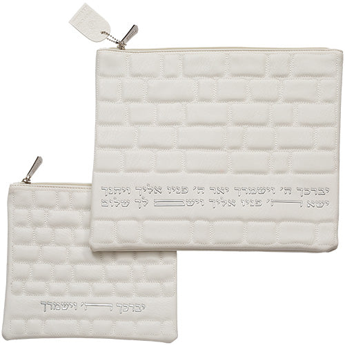 סט טלית תפילין מהודר דמוי עור 36×29 ס״מ דמוי עור