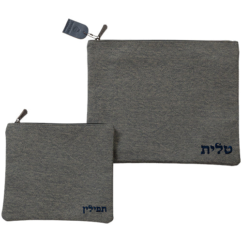 סט טלית תפילין דמוי עור 36×29 ס״מ דמוי עור