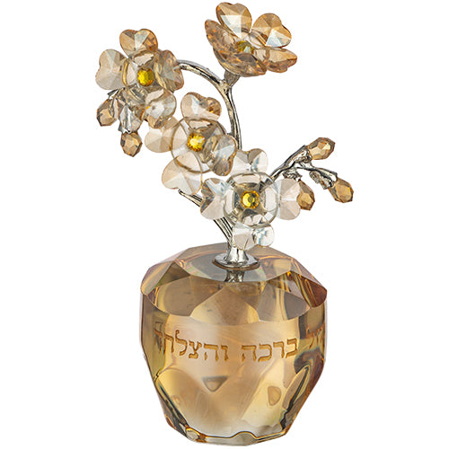 עץ קריסטל ברכה והצלחה 11 ס״מ קריסטל