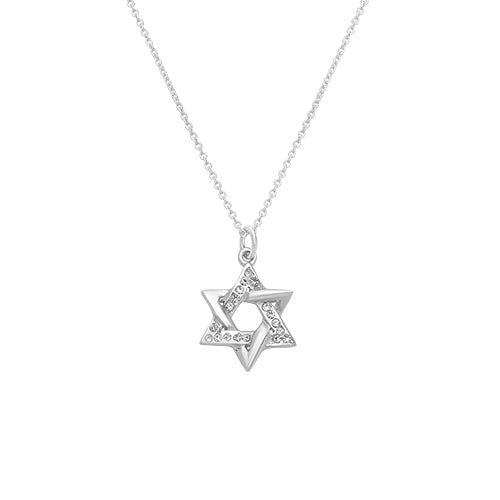 שרשרת כסף טהור 925 "מגן דוד" כסף טהור כסף