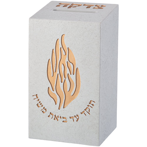 קופת צדקה "האש שלי" מפולימר 13 ס״מ פולימר
