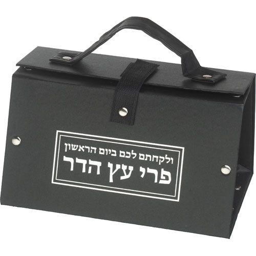 כלי לאתרוג דמוי עור הדפסה כסף 11×19×13 ס״מ דמוי עור דמוי עור