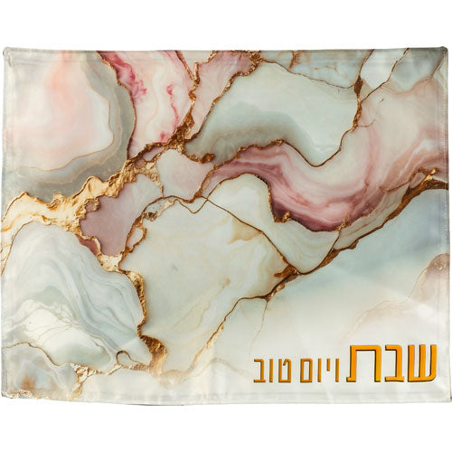 כיסוי חלה בד מהודר עם הדפסה צבעונית 42×52 ס״מ בד צבעוני