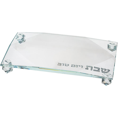Crystal Tray for Candle Holders 23×13cm