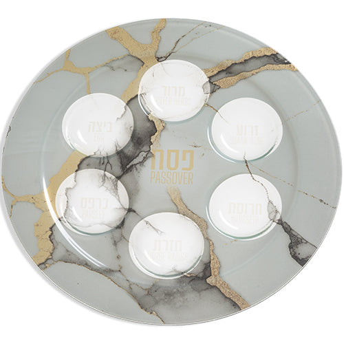 Glass Passover Plate 35cm – Model UK82281