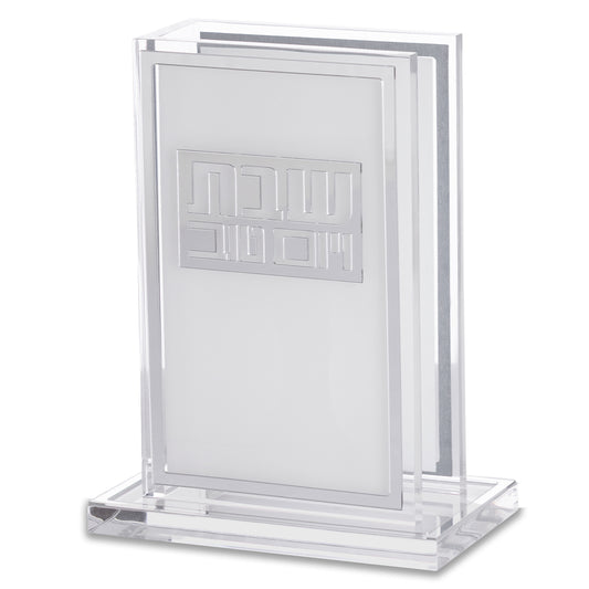 Lucite Matches Holder - Silver