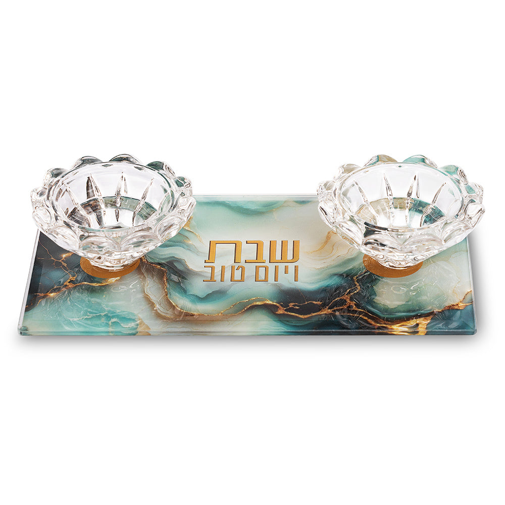 פמוטי זכוכית 10×18 ס״מ זכוכית