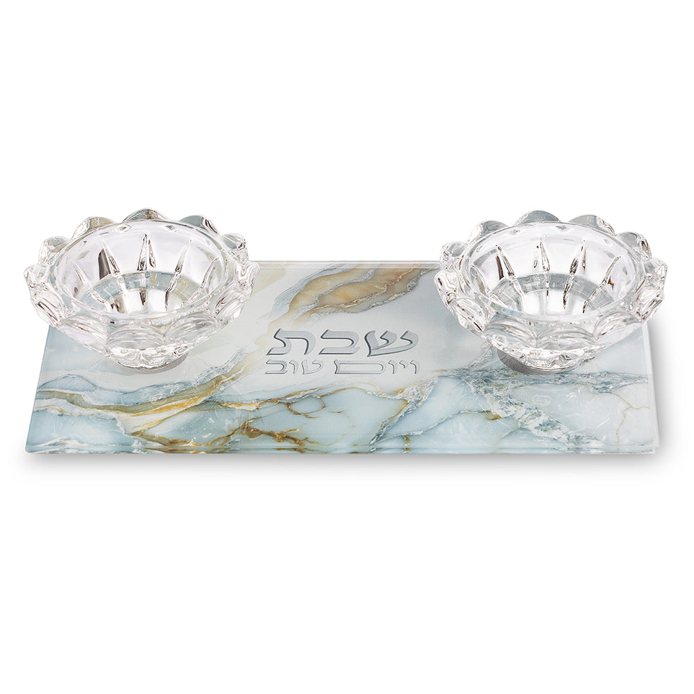 פמוטי זכוכית 10×18 ס״מ זכוכית