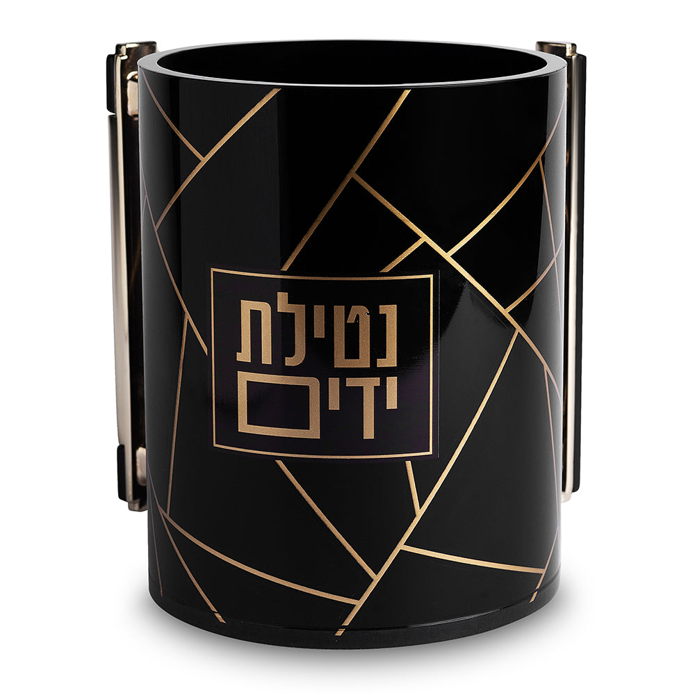 נטלה אקריליק עם הדפסה 13 ס״מ פרספקס שחור