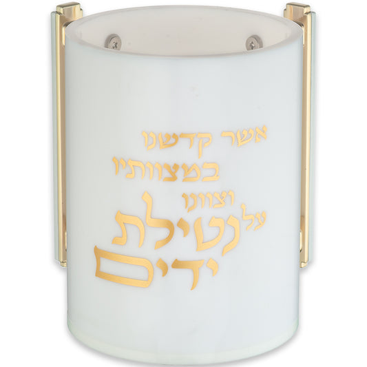 נטלה אקריליק מהודרת שקופה עם אותיות בולטות 13 ס״מ פרספקס שקוף